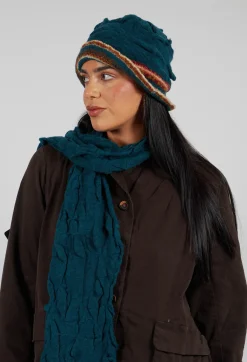 Butapana Hats^Wool Bucket Hat in Turquoise