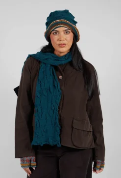Butapana Hats^Wool Bucket Hat in Turquoise