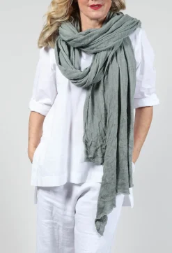 Umit Unal Scarves^Wool Long Scarf in Original Green