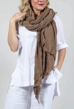 Umit Unal Scarves^Wool Long Scarf in Original Brown