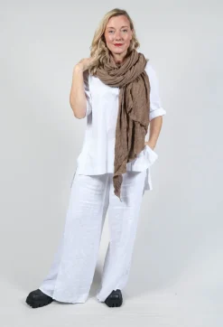 Umit Unal Scarves^Wool Long Scarf in Original Brown