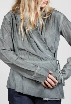 Aequamente Shirts & Blouses^Wrap Blouse in Ferro