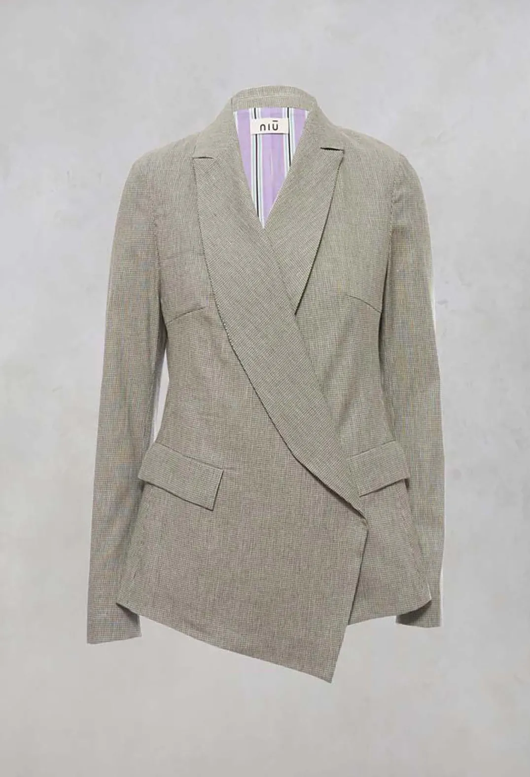 Niù Jackets|Co-ords & Suits^Wrap Over Blazer in Alga
