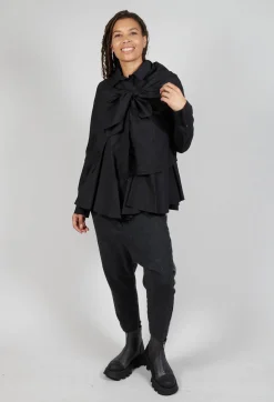 Rundholz Mainline Shirts & Blouses^Wrap Over Shirt in Black
