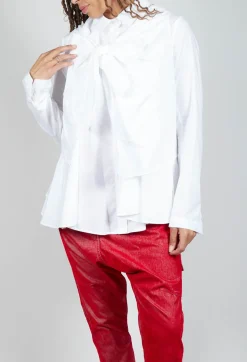 Rundholz Mainline Shirts & Blouses^Wrap Over Shirt in White