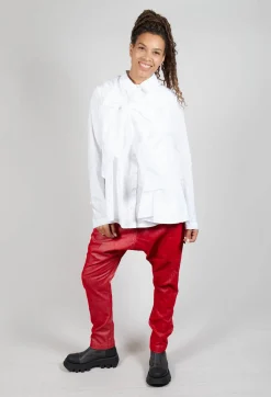 Rundholz Mainline Shirts & Blouses^Wrap Over Shirt in White