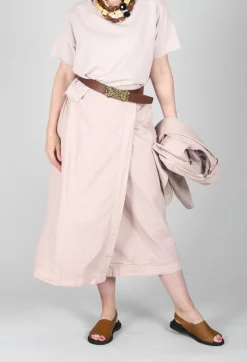 Album Di Famiglia Skirts^Wrap Skirt CC in Petal Pink