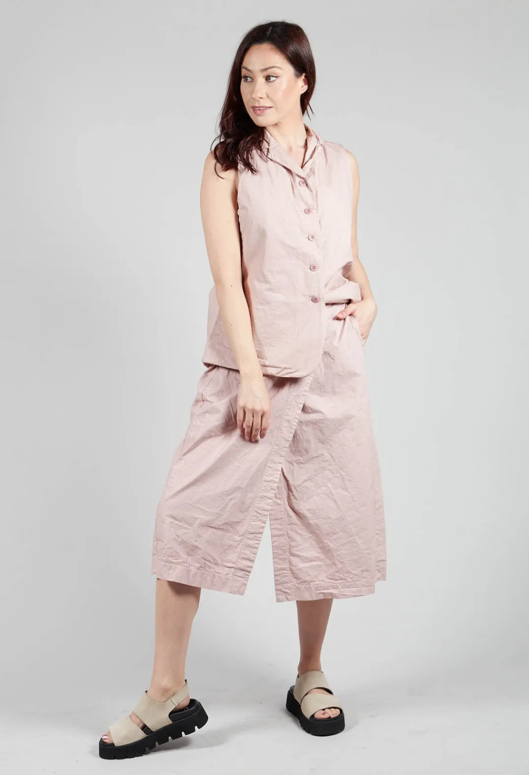 Album Di Famiglia Skirts^Wrap Skirt CC in Petal Pink