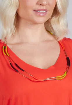 Miriamnori Necklaces^Wrap Wire Necklace in Multicolour