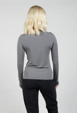 Sarah Pacini Tops^Yasmine T-Shirt in Charcoal