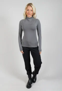 Sarah Pacini Tops^Yasmine T-Shirt in Charcoal