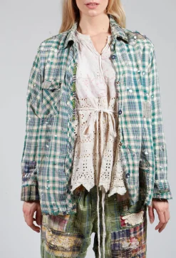Magnolia Pearl Tops^YD Plaid Kelly Western Shirt in Grandpa Joe