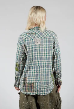 Magnolia Pearl Tops^YD Plaid Kelly Western Shirt in Grandpa Joe