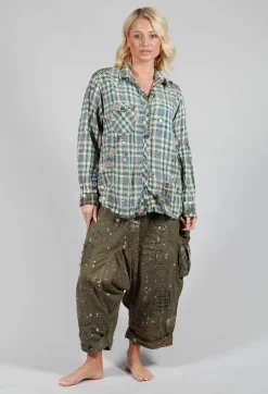 Magnolia Pearl Tops^YD Plaid Kelly Western Shirt in Grandpa Joe