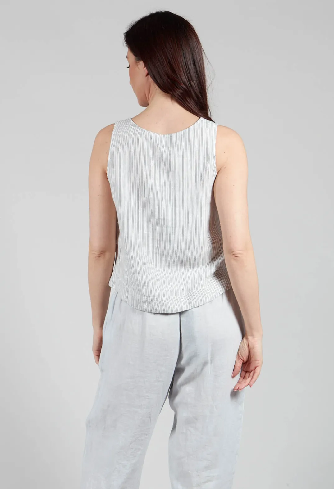 Elemente Clemente Tops^Yune Vest in Undyed Stripe