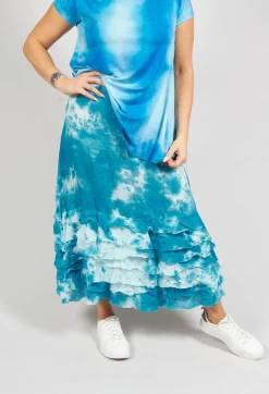 Privatsachen Skirts^Zentralknapp Skirt in Angel Blue