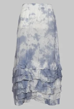 Privatsachen Skirts^Zentralknapp Skirt in Wind Blue