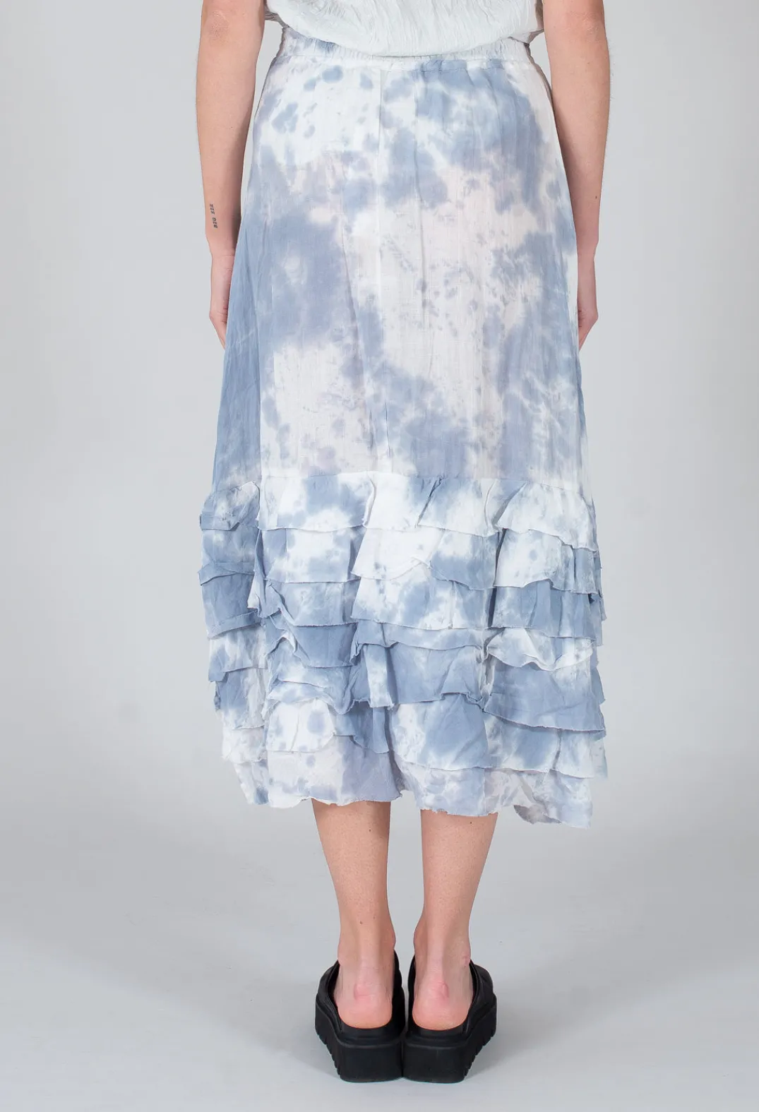Privatsachen Skirts^Zentralknapp Skirt in Wind Blue